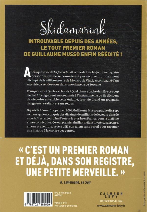 Quatrième de couverture de « Skidamarink : roman »