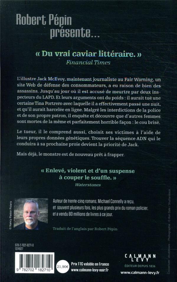 Quatrième de couverture de « Séquences mortelles : roman »