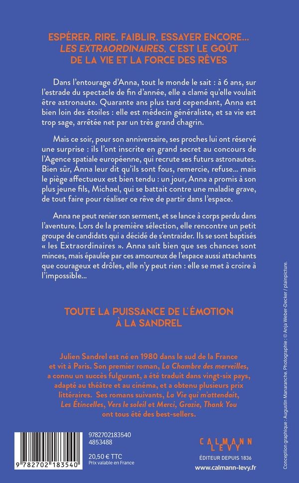 Quatrième de couverture de « Les extraordinaires : roman »