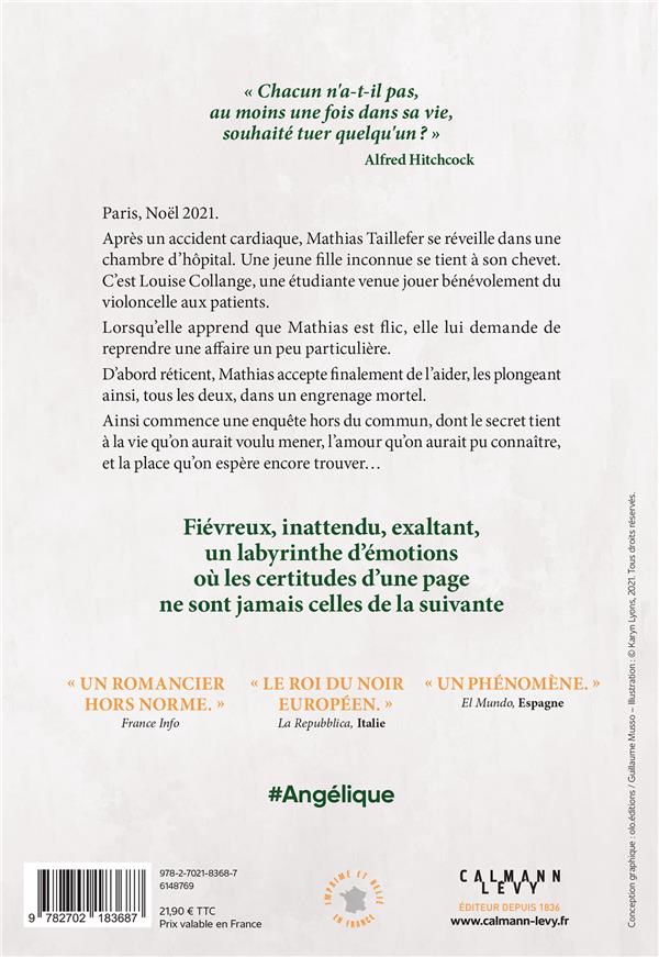 Quatrième de couverture de « Angélique : roman »