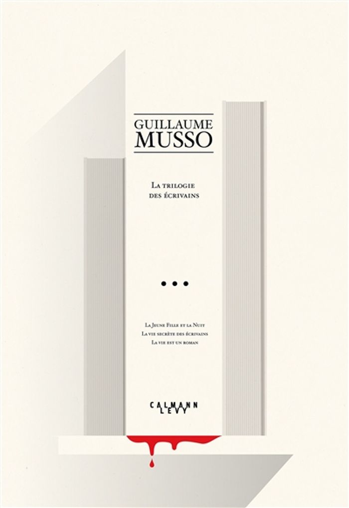 Couverture du livre « La trilogie des écrivains : roman » de Guillaume Musso, librairie Les Contes Infusés à Corte