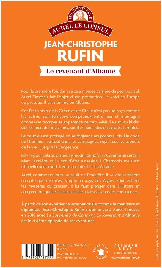 Quatrième de couverture de « Le revenant d'Albanie »