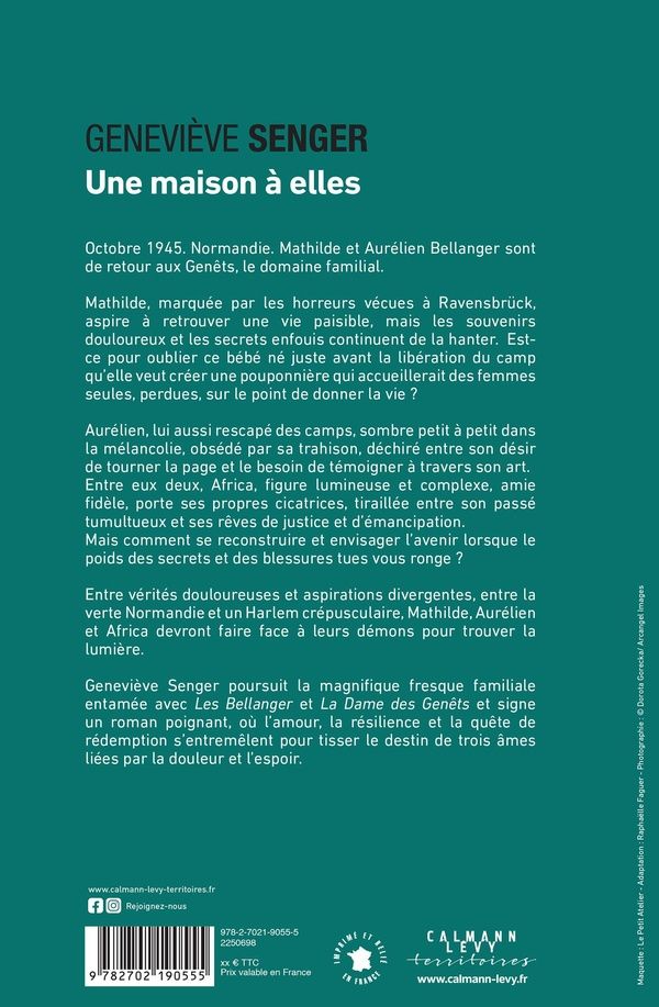 Quatrième de couverture de « Une maison à elles : roman »