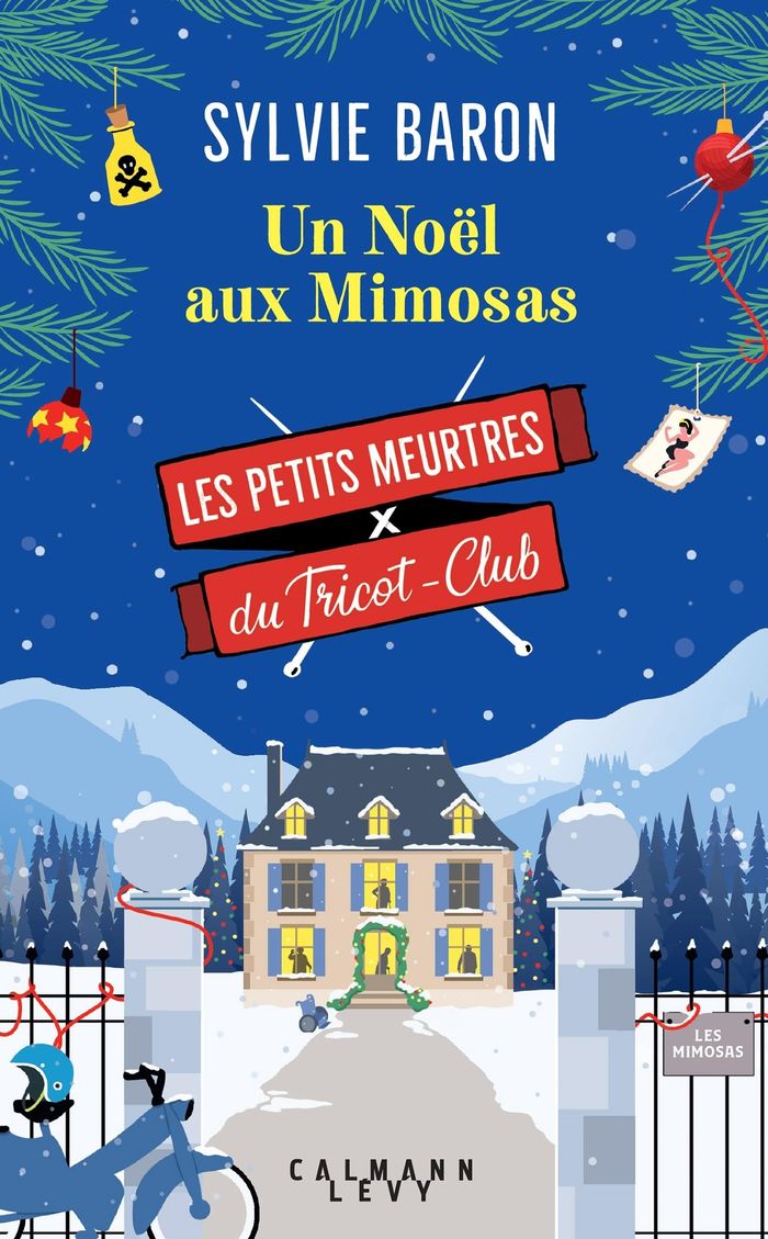 Couverture du livre « Un Noël aux mimosas » de Sylvie Baron, librairie Les Contes Infusés à Corte