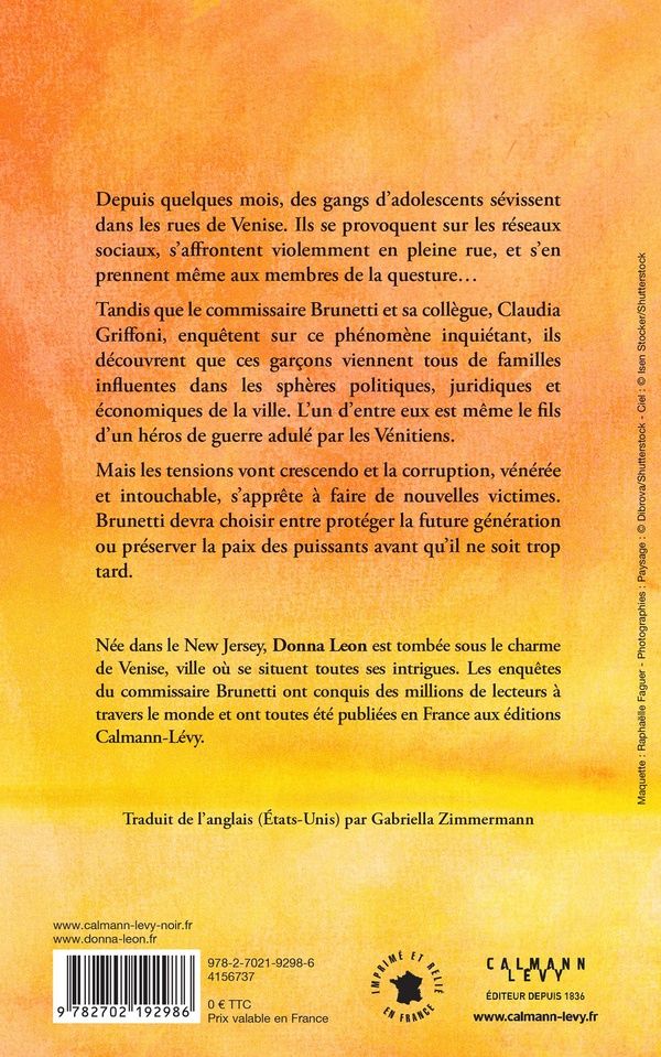 Quatrième de couverture de « L'épreuve du feu »