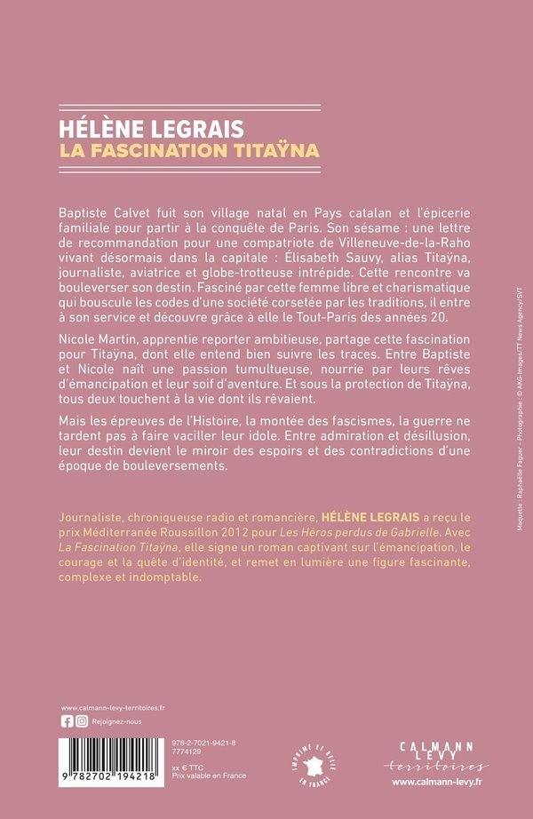 Quatrième de couverture de « La fascination Titaÿna »