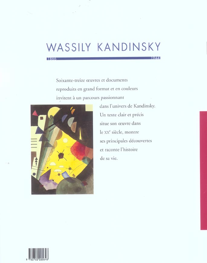 Quatrième de couverture de « KANDINSKY »