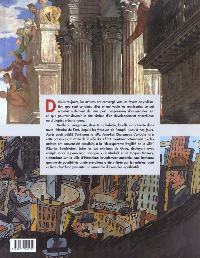 Quatrième de couverture de « LA VILLE DANS L'ART »
