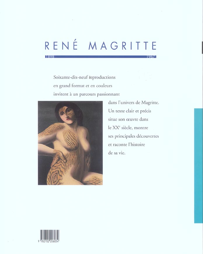Quatrième de couverture de « MAGRITTE »
