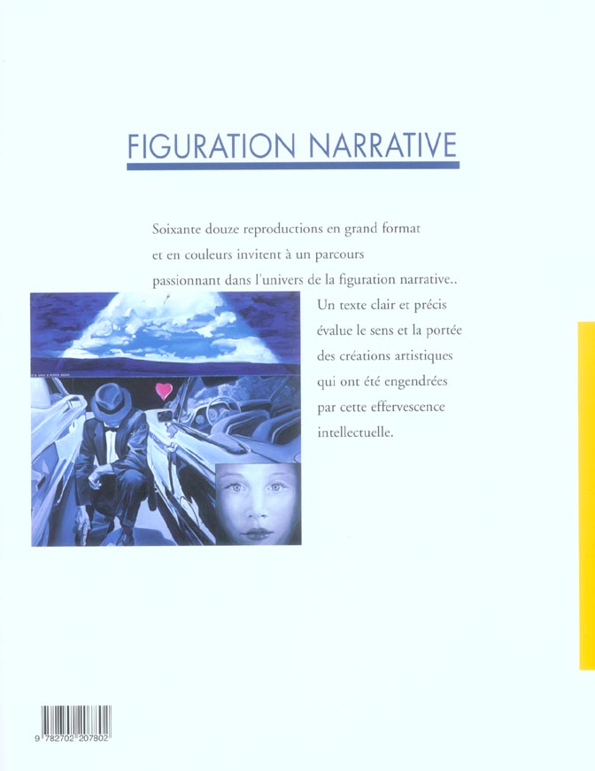 Quatrième de couverture de « FIGURATION NARRATIVE »