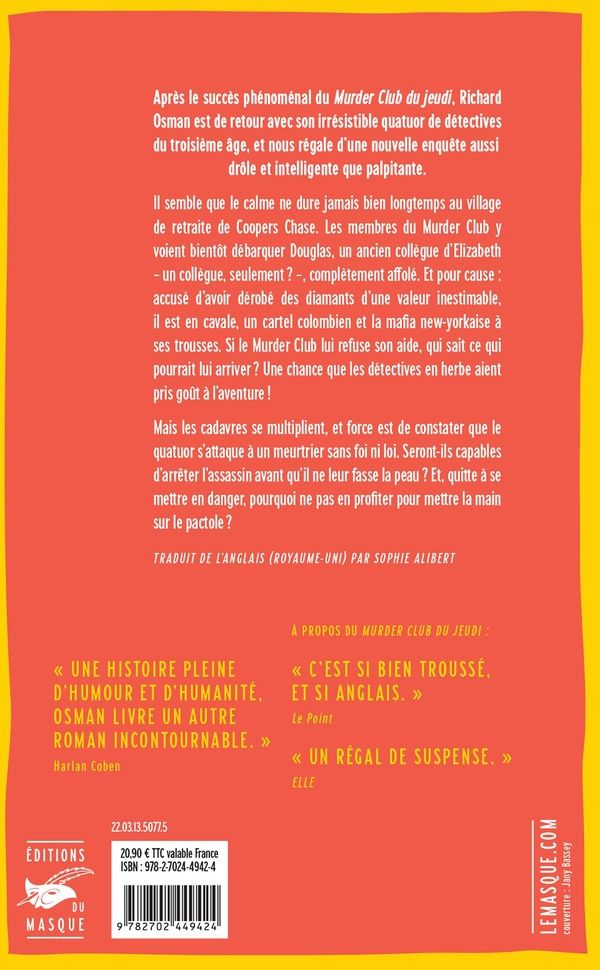 Quatrième de couverture de « Le jeudi suivant »