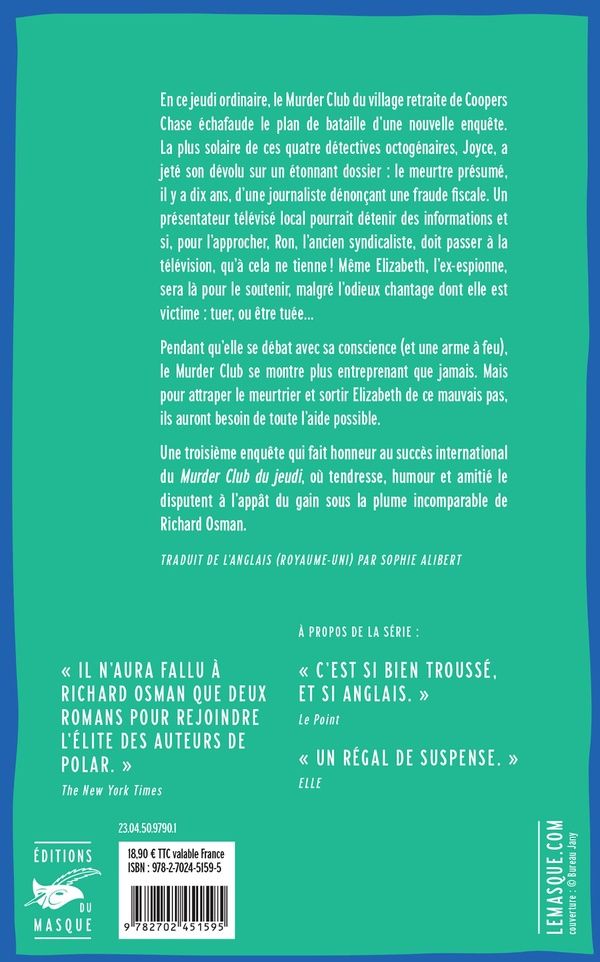 Quatrième de couverture de « Le mystère de la balle perdue »