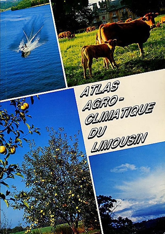 Couverture du livre « ATLAS AGROCLIMATIQUE DU LIMOUSIN » de Collectif, librairie Les Contes Infusés à Corte