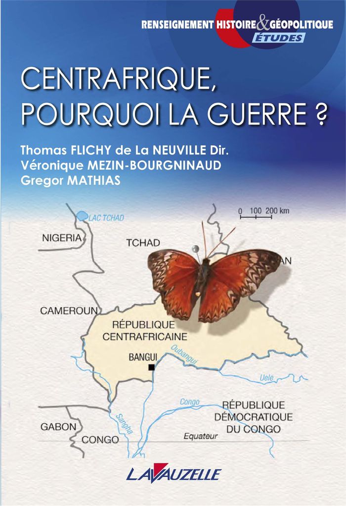 Couverture du livre « CENTRAFRIQUE, POURQUOI LA GUERRE ? » de Flichy De La Neuvill, librairie Les Contes Infusés à Corte