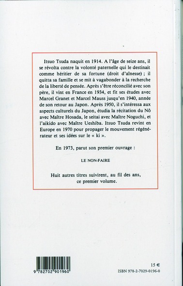 Quatrième de couverture de « ECOLE DE LA RESPIRATION - TOME 2 LA VOIE DU DEPOUILLEMENT »
