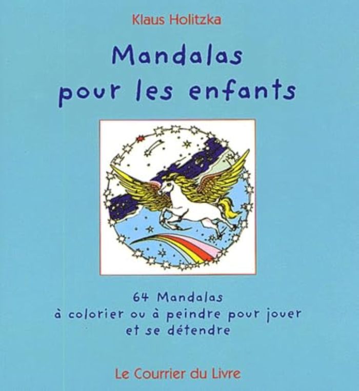 Couverture du livre « MANDALAS POUR LES ENFANTS » de Klaus Holitzka, librairie Les Contes Infusés à Corte