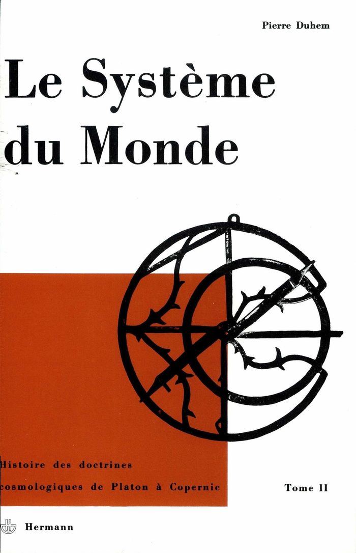 Couverture du livre « LE SYSTEME DU MONDE II - LA COSMOLOGIE HELLENIQUE, TOME 2 » de Pierre Duhem, librairie Les Contes Infusés à Corte