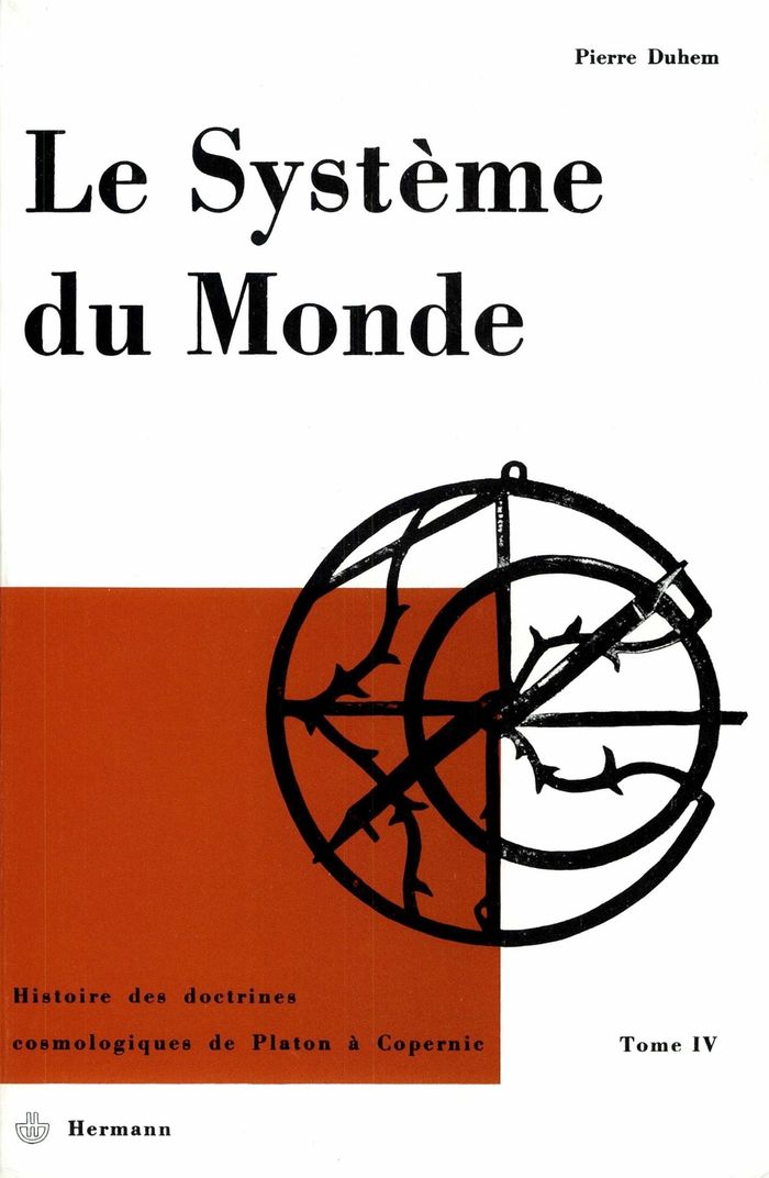 Couverture du livre « LE SYSTEME DU MONDE IV - L'ASTRONOMIE LATINE AU MOYEN-AGE, TOME 4 » de Pierre Duhem, librairie Les Contes Infusés à Corte