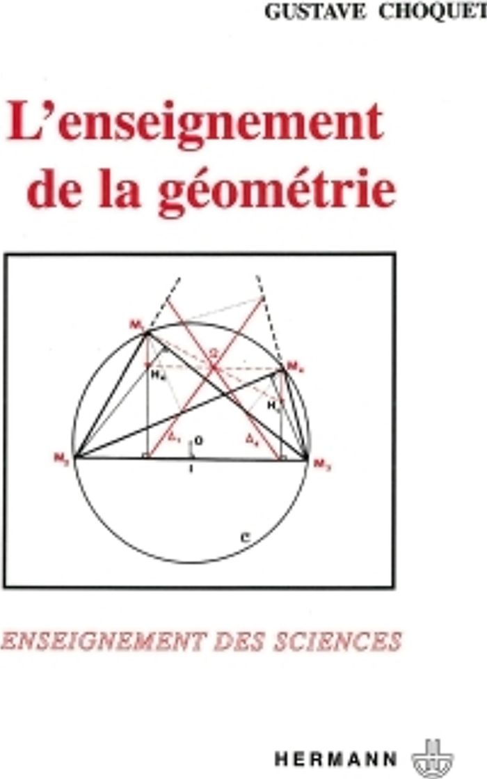 Couverture du livre « L'ENSEIGNEMENT DE LA GEOMETRIE », librairie Les Contes Infusés à Corte