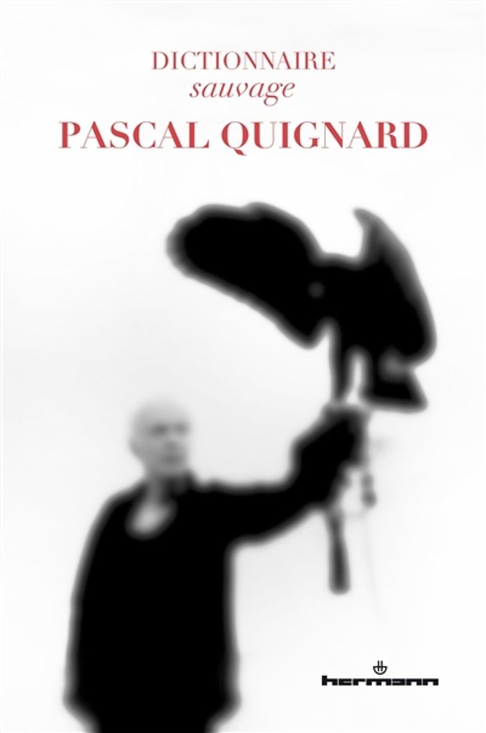 Couverture du livre « DICTIONNAIRE SAUVAGE PASCAL QUIGNARD » de M. Calle-Gruber, librairie Les Contes Infusés à Corte