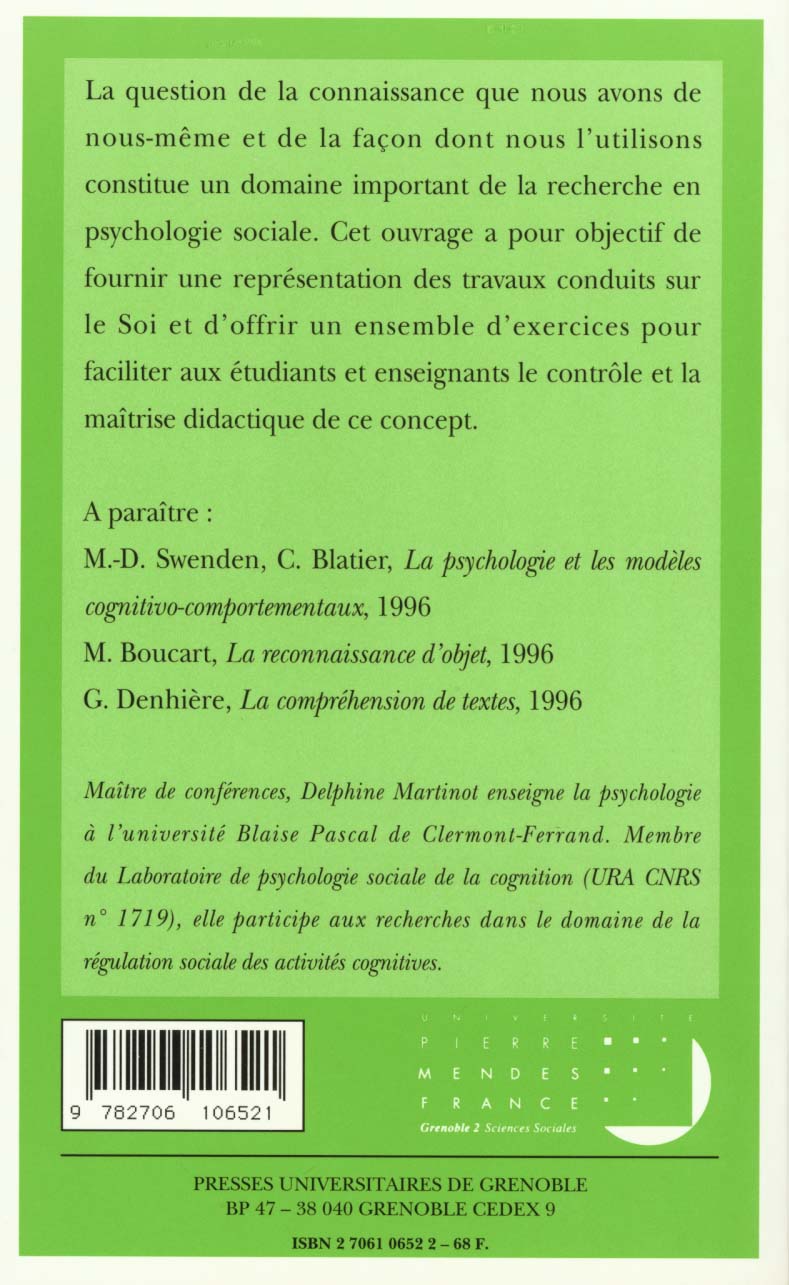 Quatrième de couverture de « SOI (LE) »