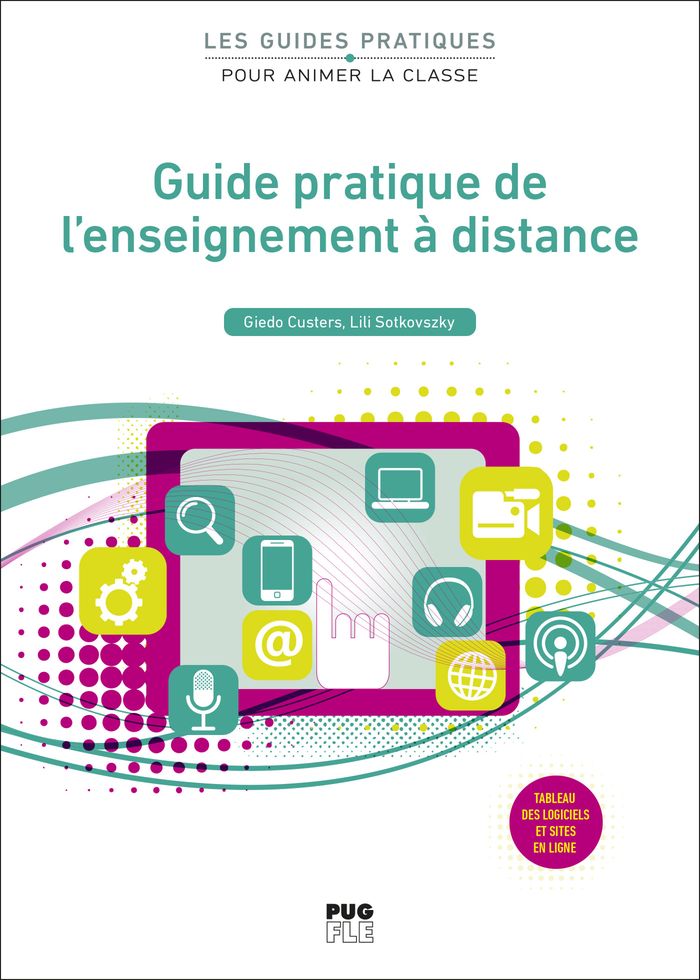 Couverture du livre « Guide pratique de l'enseignement à distance », librairie Les Contes Infusés à Corte