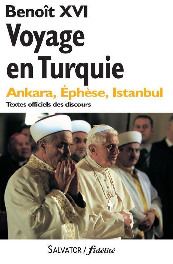 Couverture du livre « VOYAGE EN TURQUIE » de Benoit Xvi, librairie Les Contes Infusés à Corte
