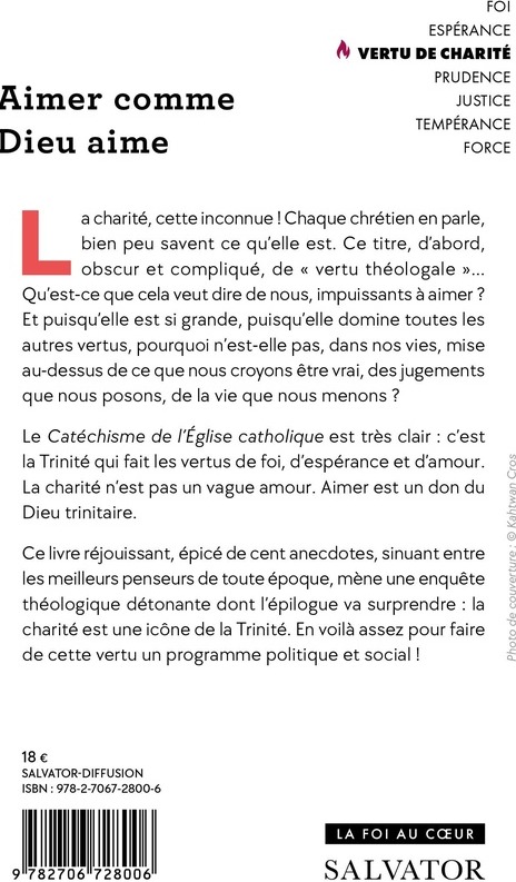 Quatrième de couverture de « Aimer comme Dieu aime »