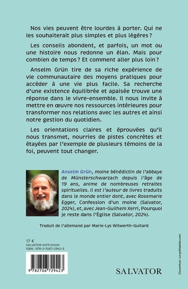 Quatrième de couverture de « Ce qui rend ma vie plus facile »