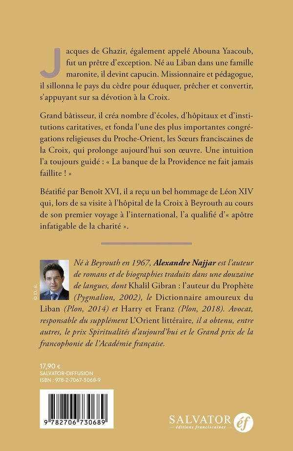 Quatrième de couverture de « Abouna Yaacoub : l'homme de la Providence »