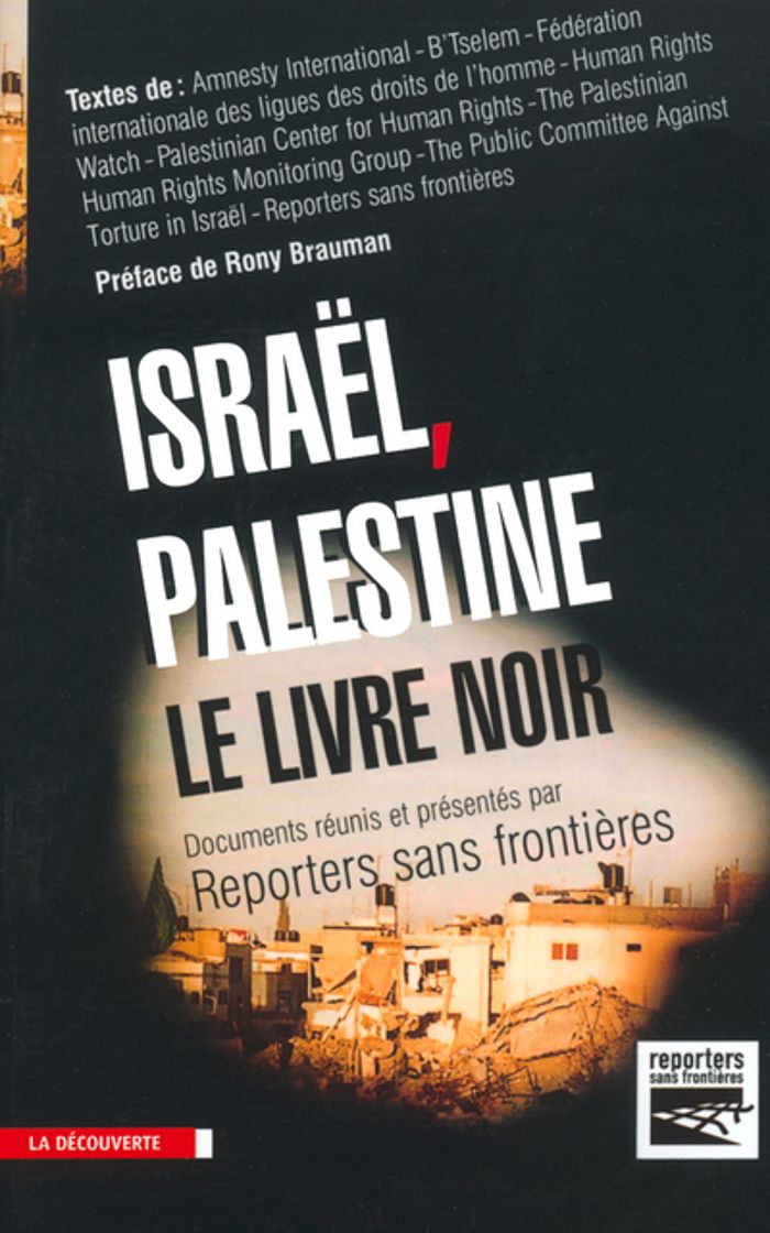 Couverture du livre « ISRAEL-PALESTINE, LE LIVRE NOIR », librairie Les Contes Infusés à Corte