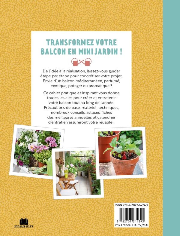 Quatrième de couverture de « Planter sur son balcon »