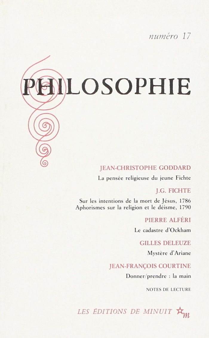 Couverture du livre « PHILOSOPHIE » de Collectif, librairie Les Contes Infusés à Corte