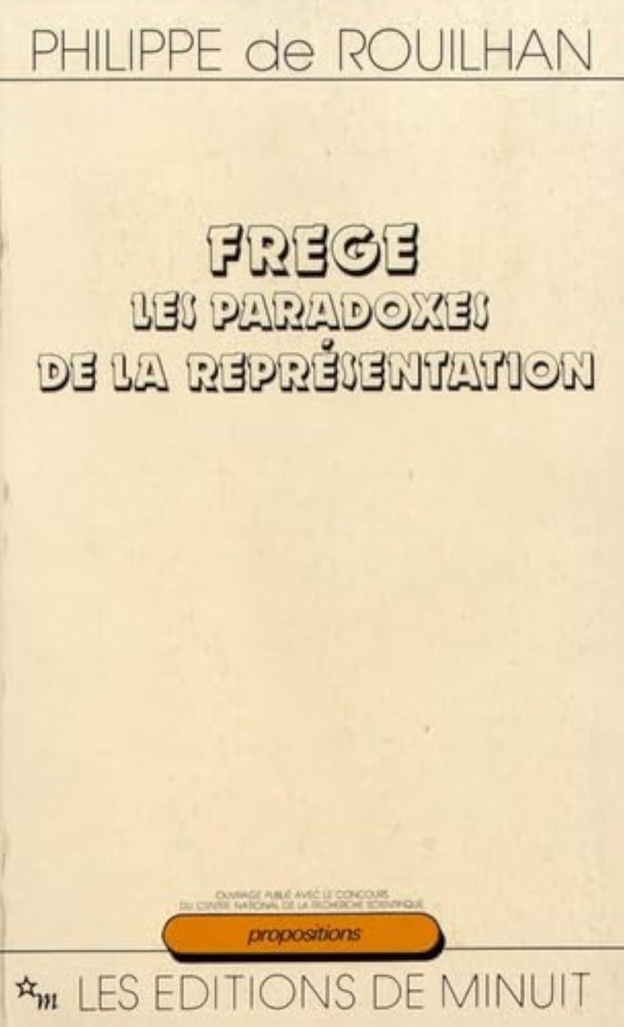 Couverture du livre « FREGE : LES PARADOXES DE LA REPRESENTATION », librairie Les Contes Infusés à Corte