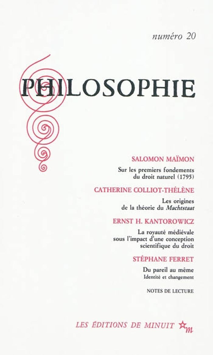 Couverture du livre « PHILOSOPHIE » de Collectif, librairie Les Contes Infusés à Corte