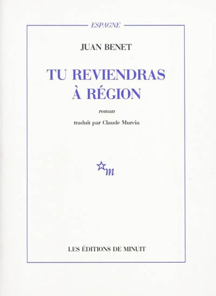 Couverture du livre « TU REVIENDRAS A REGION », librairie Les Contes Infusés à Corte