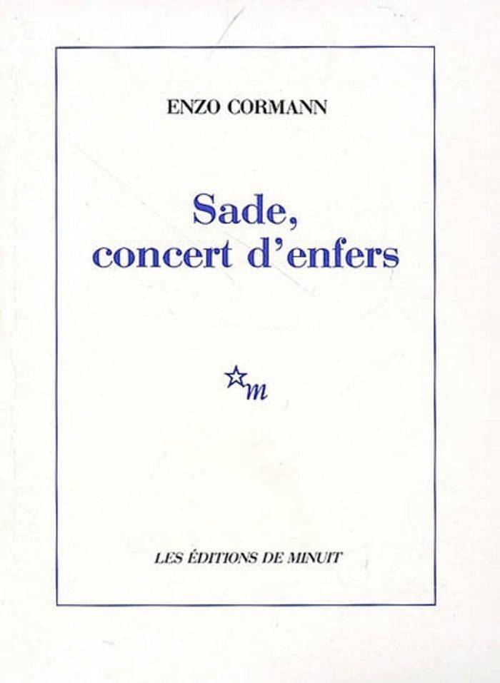 Couverture du livre « SADE, "CONCERT D'ENFERS" », librairie Les Contes Infusés à Corte