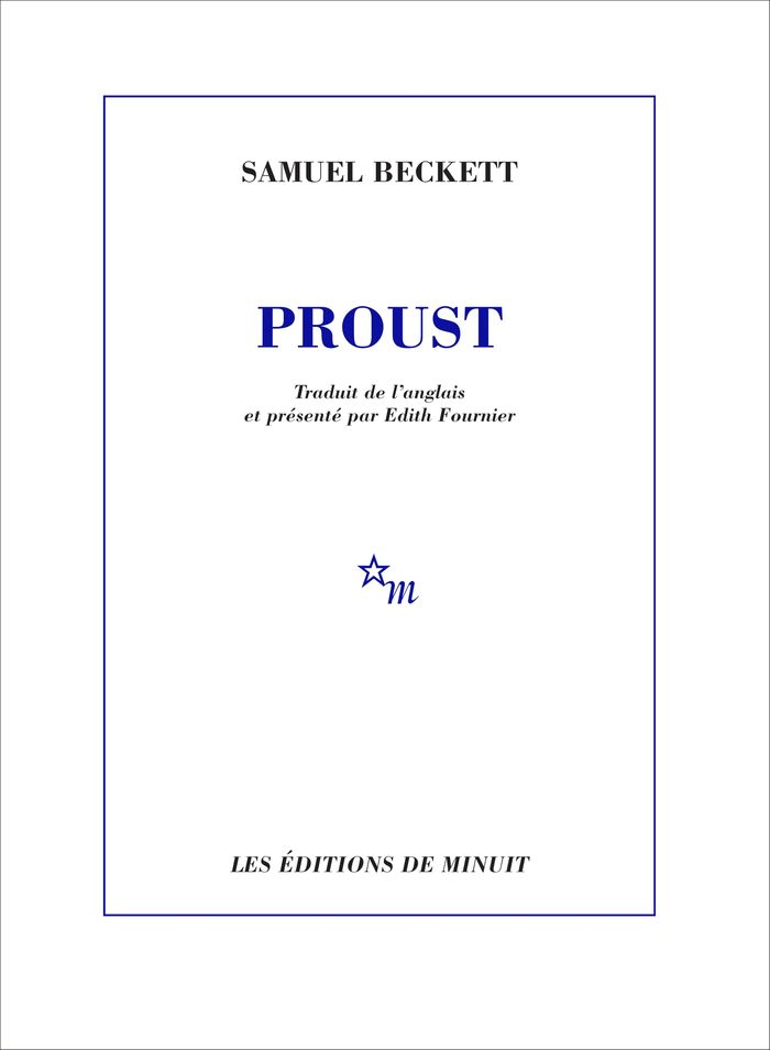 Couverture du livre « PROUST » de Samuel Beckett, librairie Les Contes Infusés à Corte