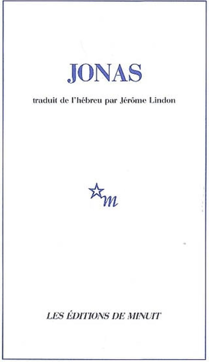 Couverture du livre « JONAS » de Jerome Lindon, librairie Les Contes Infusés à Corte