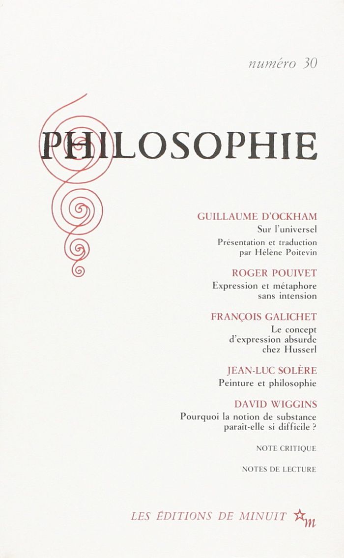 Couverture du livre « PHILOSOPHIE 30 » de Collectif, librairie Les Contes Infusés à Corte
