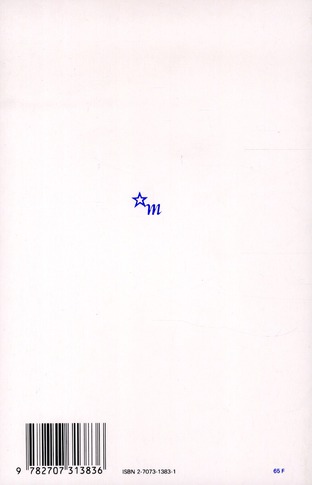 Quatrième de couverture de « CIMENT SUIVI DE LA CORRECTION »