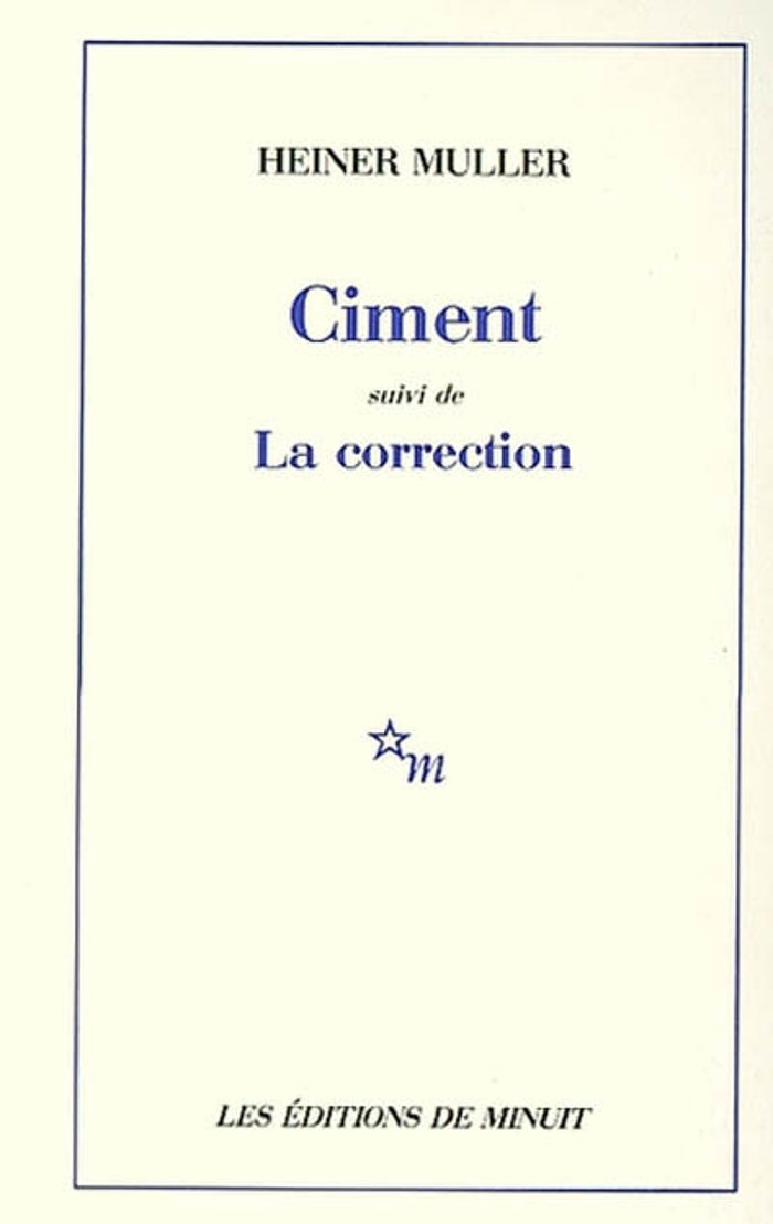 Couverture du livre « CIMENT SUIVI DE LA CORRECTION », librairie Les Contes Infusés à Corte
