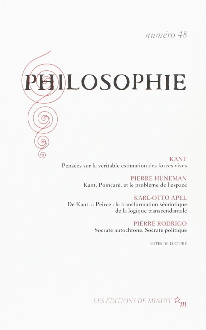 Couverture du livre « PHILOSOPHIE 48 » de Collectif, librairie Les Contes Infusés à Corte