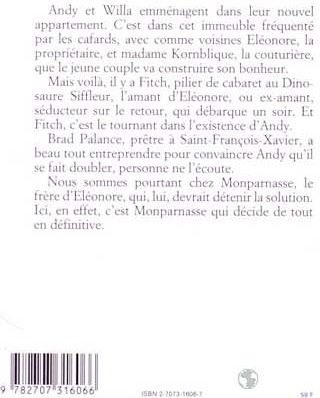 Quatrième de couverture de « MONPARNASSE RECOIT »
