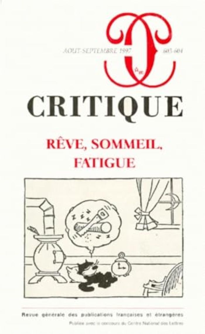 Couverture du livre « REVUE CRITIQUE 60-604 » de Collectif, librairie Les Contes Infusés à Corte