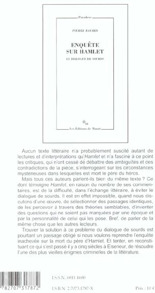 Quatrième de couverture de « REVUE CRITIQUE 666 »