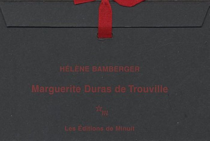 Couverture du livre « MARGUERITE DURAS DE TROUVILLE » de Helene Bamberger, librairie Les Contes Infusés à Corte