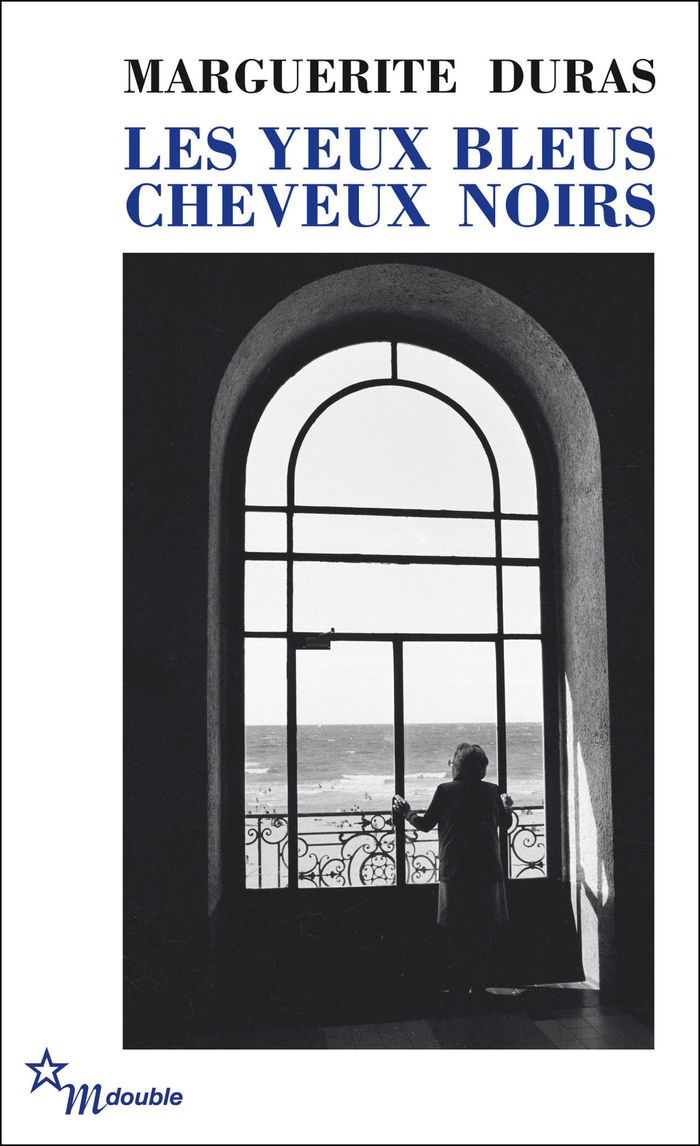 Couverture du livre « Les yeux bleus cheveux noirs » de Marguerite Duras, librairie Les Contes Infusés à Corte