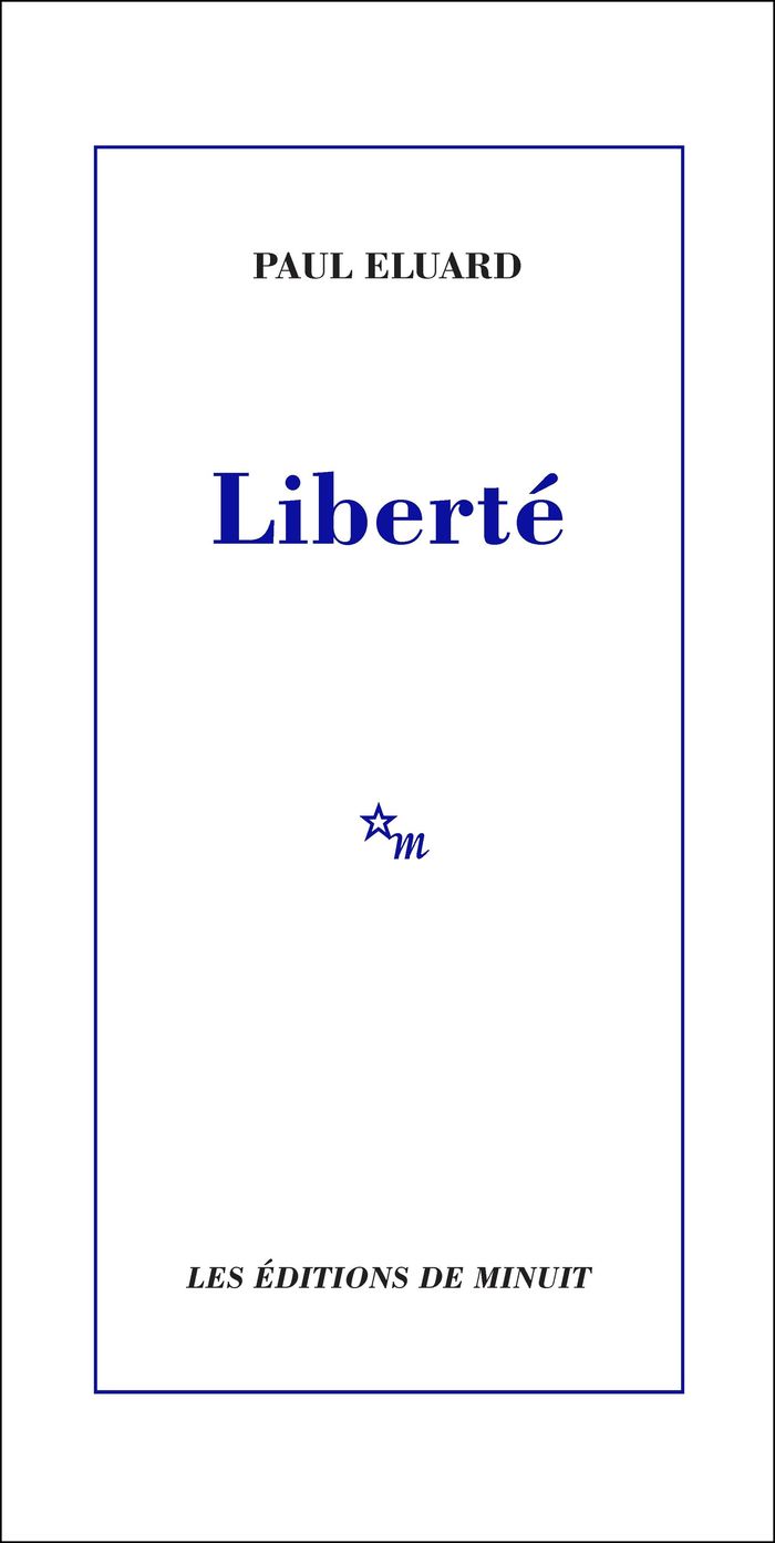 Couverture du livre « Liberté » de Paul Éluard, librairie Les Contes Infusés à Corte