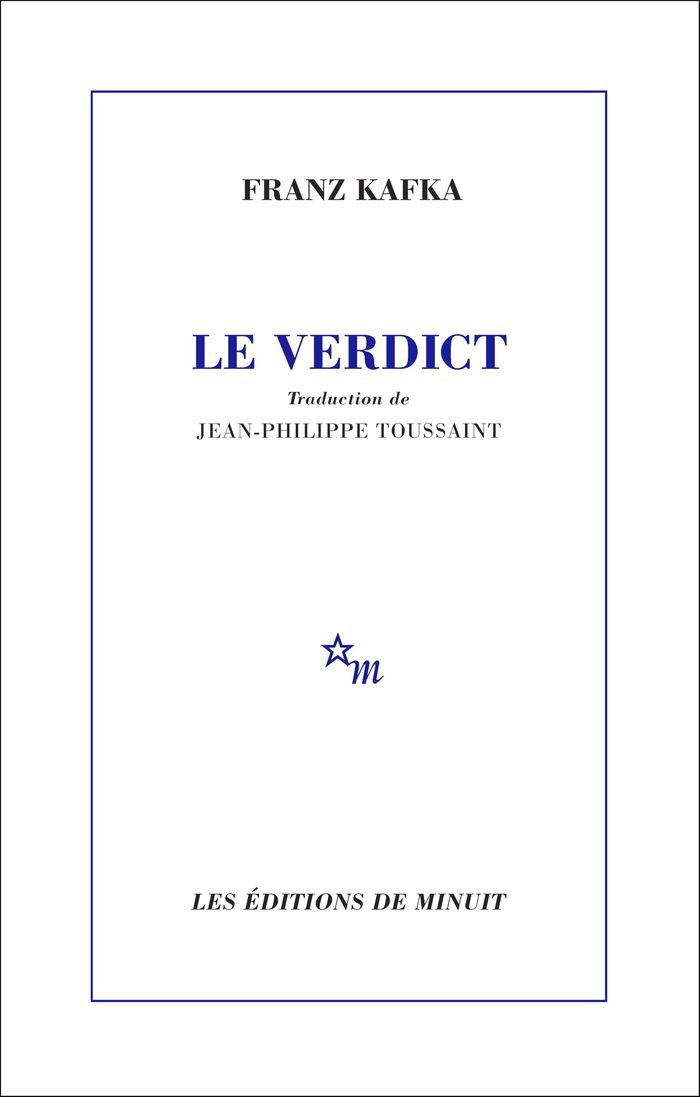 Couverture du livre « Le verdict » de Franz Kafka, librairie Les Contes Infusés à Corte